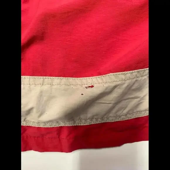 Mens TOMMY HILFIGER OUTDOORS Red Vintage Lined Jacket Sz L